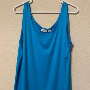 Aqua Blue Tunic Top